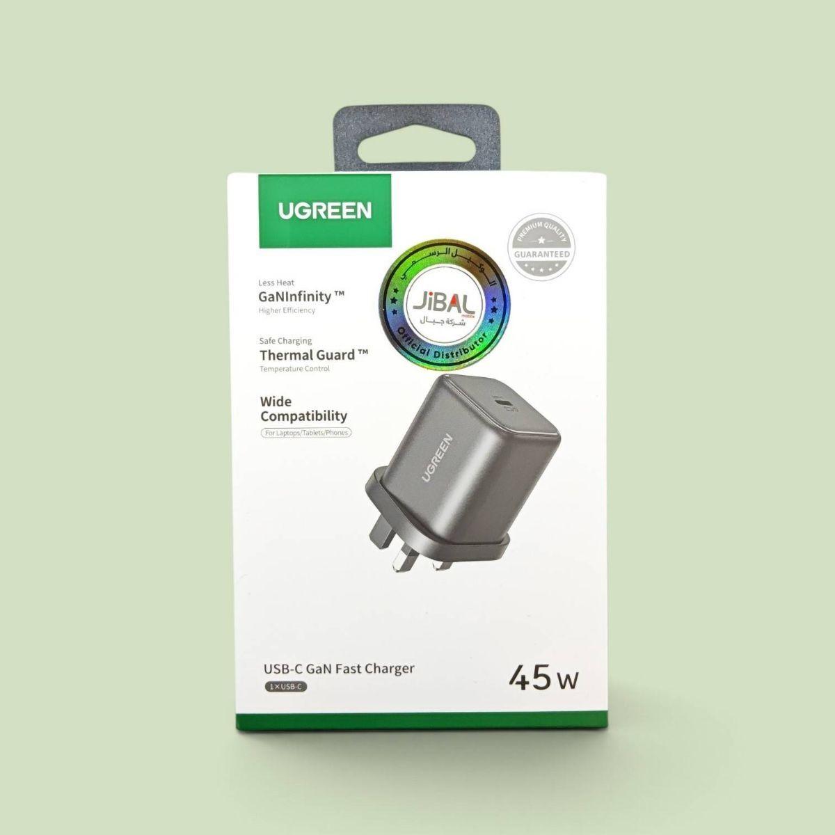 UGREEN 45W USB-C GaN Fast Charger UK Plug