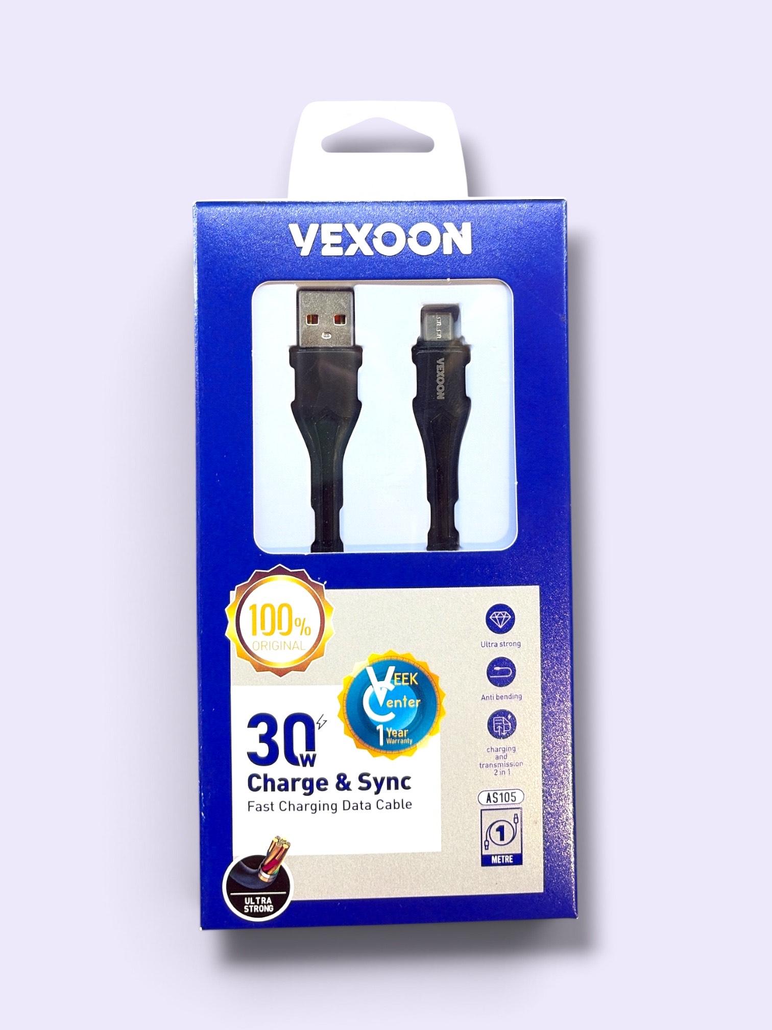 VEXOON AS105 USB to Micro-USB 30W Fast Charging & Data Cable (1M)