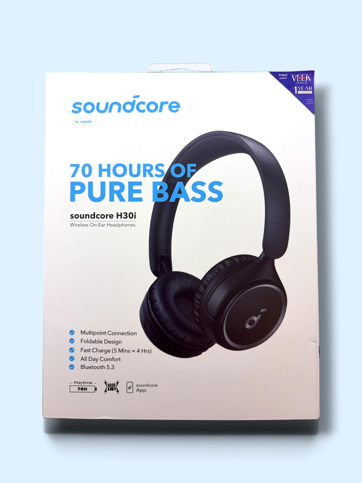 Soundcore H30i Wireless On-Ear Headphones