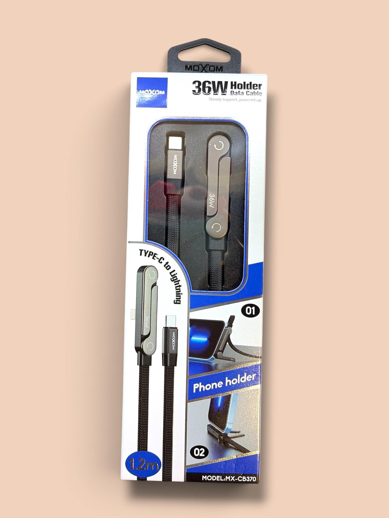 Moxom CB-370 36W Charger with Phone Holder