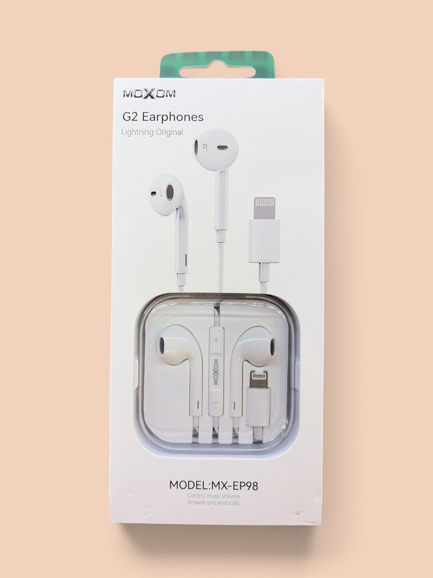 Moxom EP98 G2 Wired Earphones Lightning