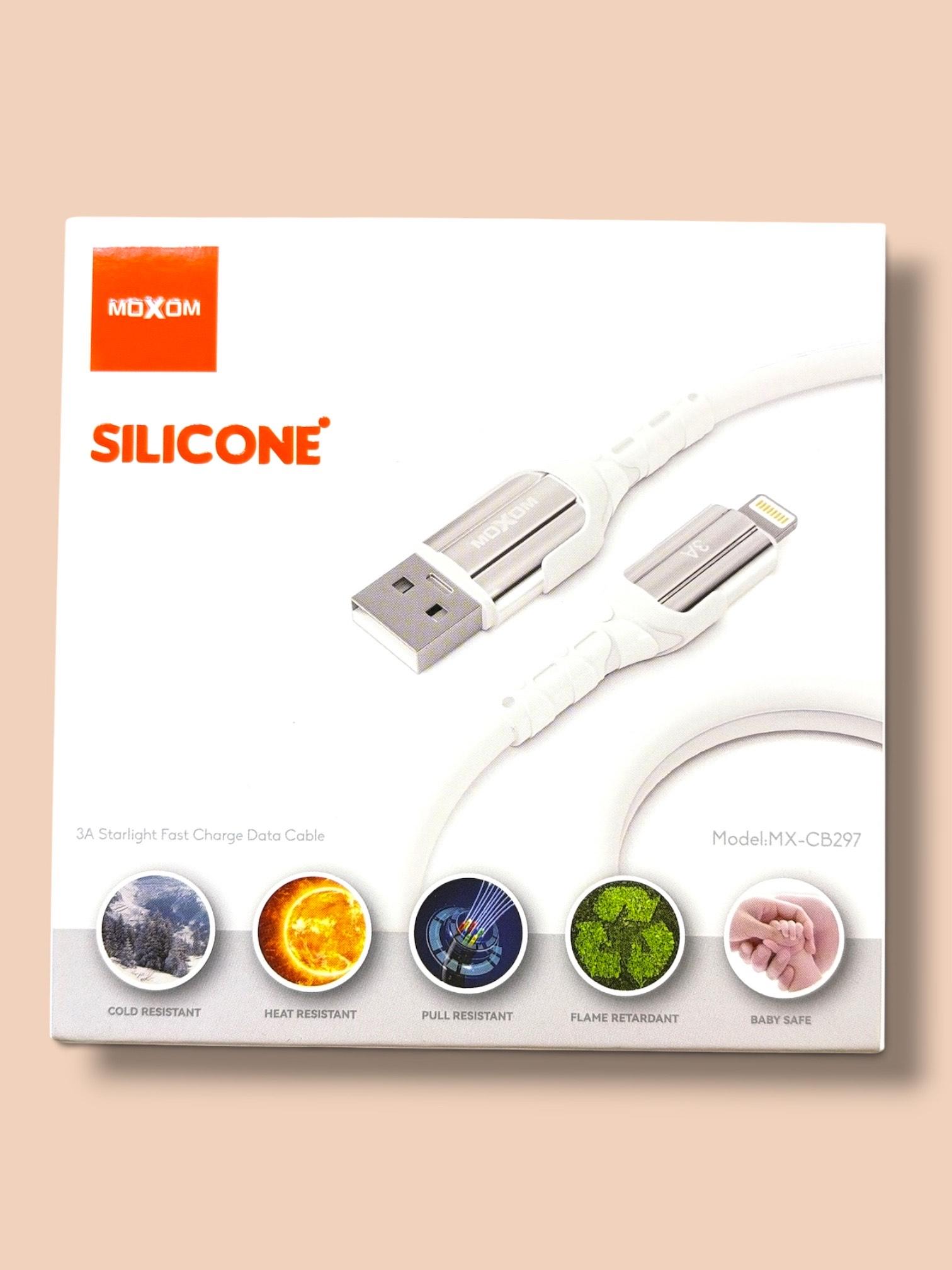 Moxom CB298/CB297 Silicone Charging Cable